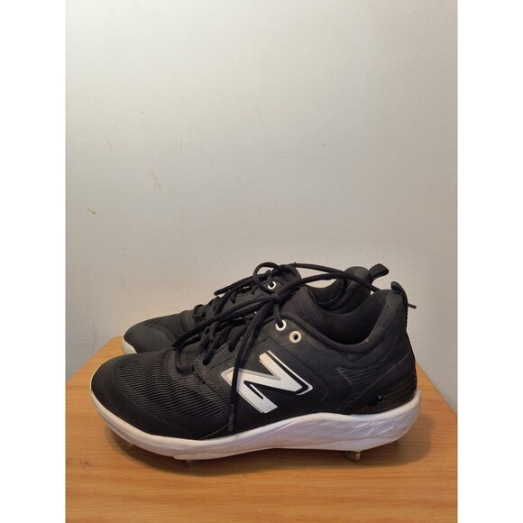 New Balance Metal Baseball Cleats Men\'s 15 Black and White main image 9